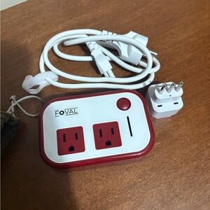 Foval 230W Universal Voltage Converter Power Adapter with International Plug Set